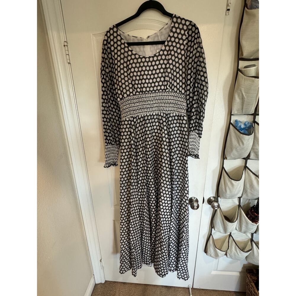 Julie Miller California Polka Dot Lined Dress 3